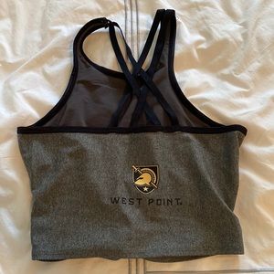 West Point Underarmour Cropped Workout Top
